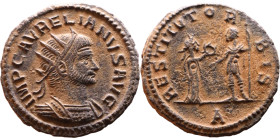 Roman Coin – Aurelian (270-275) - Bilon Antoninianus

Artificial sand patina

22mm 3.87g