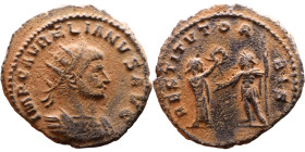 Roman Coin – Aurelian (270-275) - Bilon Antoninianus

Artificial sand patina

22mm 4.14g