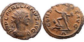 Roman Coin – Aurelian (270-275) - Bilon Antoninianus

Artificial sand patina

22mm 3.82g