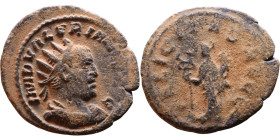 Roman coin – Walerianus (253-260). Bilon Antoninianus

Artificial sand patina

23mm 2.65g