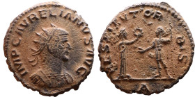 Roman Coin – Aurelian (270-275) - Bilon Antoninianus

Artificial sand patina

20mm 3.76g
