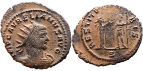 Roman Coin – Aurelian (270-275) - Bilon Antoninianus

Artificial sand patina

22mm 3.47g