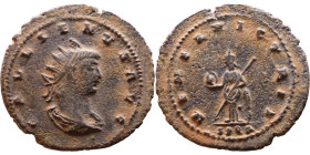 Roman coin – Gallienus (253-268) Billon Antoninianus

Artificial sand patina

22mm 2.75g