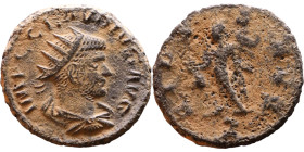 Roman coin – Claudius II Gothicus (268-270) – Bilon Antoninianus

Artificial sand patina

19mm 3.75g