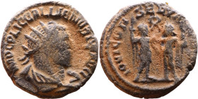 Roman coin – Gallienus (253-268) Billon Antoninianus

Artificial sand patina

20mm 3.63g
