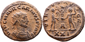 Roman coin – Carinus (283-285) - Bilon Antoninianus

Artificial sand patina

20mm 3.11g