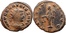 Roman coin – Claudius II Gothicus (268-270) – Bilon Antoninianus

Artificial sand patina

20mm 3.50g