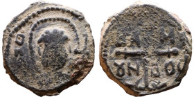 Baldwin II. Follis Edessa. Obverse: Bust of Christ. Reverse: Cross

19mm 3.79g
