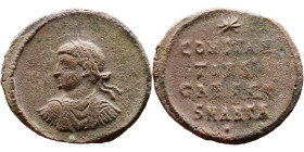 Constantinus II (Caesar:317-337) Follis. Obverse: Laureate, draped, cuirassed bust Reverse: CONSTANTINVS CAESAR

18mm 2.37g