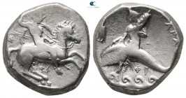 Calabria. Tarentum circa 290-281 BC. Nomos AR