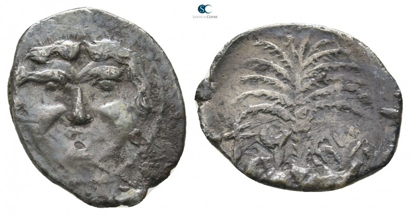 Sicily. Motya circa 415-397 BC. 
Litra AR

15 mm., 0,73 g.

Gorgoneion / Pa...