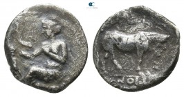Sicily. Selinus circa 466-415 BC. Litra AR