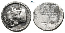 Macedon. Akanthos 470-390 BC. Tetrobol AR