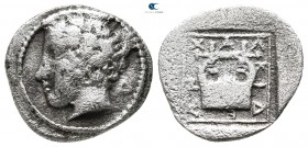 Macedon. Chalkidian League. Olynthos 425-420 BC. Tetrobol AR