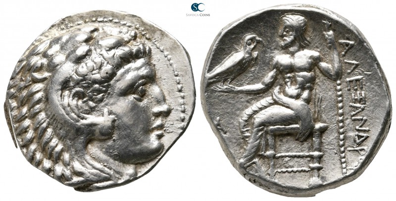 Kings of Macedon. Uncertain mint. Alexander III "the Great" 336-323 BC. 
Tetrad...