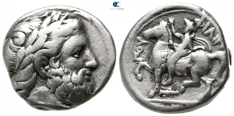 Kings of Macedon. Amphipolis. Philip II of Macedon 359-336 BC. 
Tetradrachm AR...