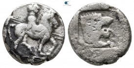 Kings of Macedon. Aigai. Alexander I 498-454 BC. Struck -480/79-477/6 BC. Tetrobol AR