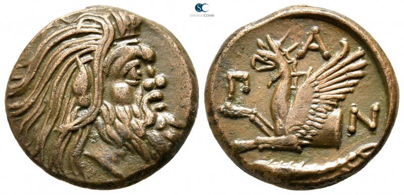 The Tauric Chersonese. Pantikapaion circa 325-300 BC. 
Bronze Æ

22 mm., 6,51...