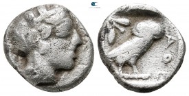 Attica. Athens 454-404 BC. Drachm AR