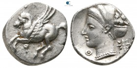 Corinthia. Corinth circa 345-307 BC. Drachm AR