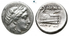 Bithynia. Kios . ΑΘΗΝΟΔΩΡΟΣ (Athenodoros), magistrate 345-315 BC. Hemidrachm AR