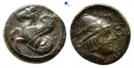 Mysia. Lampsakos circa 350-300 BC. Bronze Æ