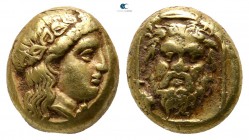 Lesbos. Mytilene 375-325 BC. Hekte EL