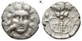 Caria. Mylasa  circa 170-130 BC. Pseudo-Rhodian type. Drachm AR