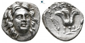 Islands off Caria. Rhodos 205-190 BC. ΣΤΑΣΙΩΝ (Stasion), magistrate. Drachm AR