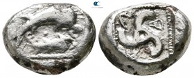 Dynasts of Lycia. Uncertain mint. Thap..., Dynast of Telmessus? 480-460 BC. Foureé Stater