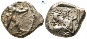 Cyprus. Kition. Azbaal 449-425 BC. Stater AR
