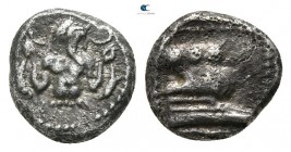 Phoenicia. Arados. Uncertain king 400-380 BC. Obol AR