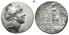 Kings of Cappadocia. Eusebeia-Mazaka. Ariarathes V Eusebes Philopator 163-130 BC. Dated CY 33=131/130 BC. Drachm AR