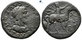 Kingdom of Bosporos. Sauromates II with Septimius Severus AD 174-211. 2 Denarii Æ