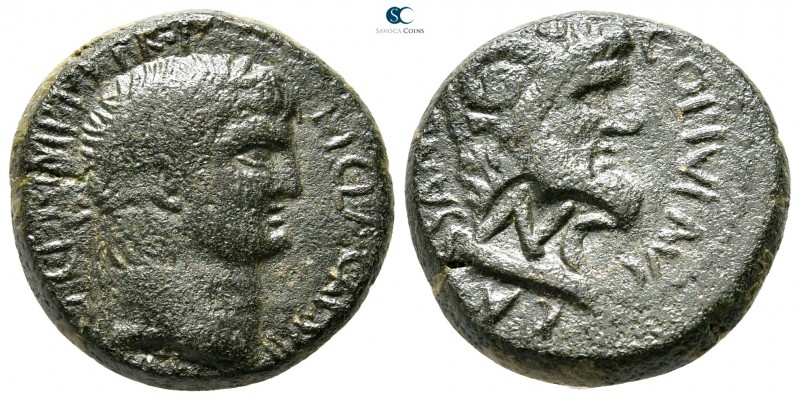 Macedon. Cassandreia. Claudius AD 41-54. 
Bronze Æ

21 mm., 9,37 g.

TI CLA...