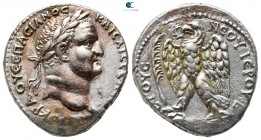 Seleucis and Pieria. Antioch. Vespasian AD 69-79. Dated 'New Holy Year' 2=AD 69/70. Tetradrachm AR