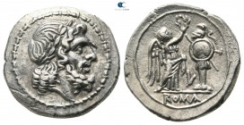 Anonymous 211 BC. Luceria. Victoriatus AR