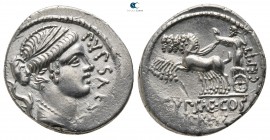 L. Plautius Hypsaeus 57 BC. Rome. Denarius AR