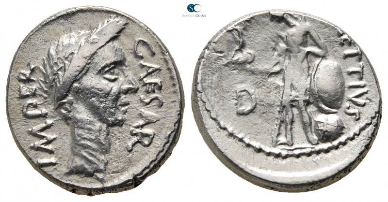Julius Caesar 49-48 BC. M. Mettius, moneyer. Rome
Denarius AR

17 mm., 4,27 g...