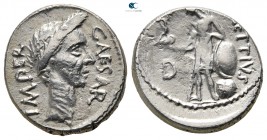 Julius Caesar 49-48 BC. M. Mettius, moneyer. Rome. Denarius AR