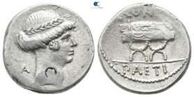 C. Considius Paetus 46 BC. Rome. Denarius AR