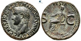 Germanicus AD 37-41. Struck under Claudius circa AD 37 - 38. Rome. As Æ