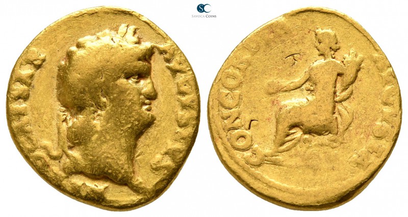 Nero AD 54-68. Rome
Aureus AV

18 mm., 6,90 g.

NERO CAESAR AVGVSTVS, laure...