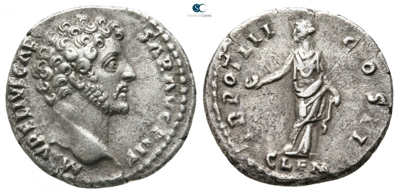Marcus Aurelius as Caesar AD 139-161. Rome
Denarius AR

17 mm., 3,44 g.

M ...