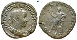 Gordian III AD 238-244. Struck AD 243. Rome. Sestertius Æ
