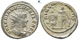 Valerian II Caesar AD 256-257. Antioch. Antoninianus Æ silvered