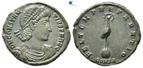 Constantius II AD 337-361. Struck circa AD 348-351. Constantinople. Follis Æ
