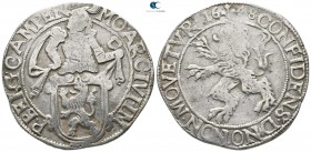 Netherlands. Kampen.  AD 1648. Lion Daalder AR