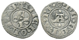 FERRARA
Nicolò II d’Este, 1361-1388. 
Marchesano grosso.
Ag
gr. 1,09
Dr. (aquiletta) NIChOL• MAR. Lettere CHIO disposte intorno a globetto.
Rv. ...