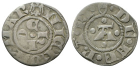 FERRARA
Nicolò II d’Este, 1361-1388. 
Marchesano grosso.
Ag
gr. 0,92
Dr. (aquiletta) NIChOL• MAR. Lettere CHIO disposte intorno a globetto.
Rv. ...